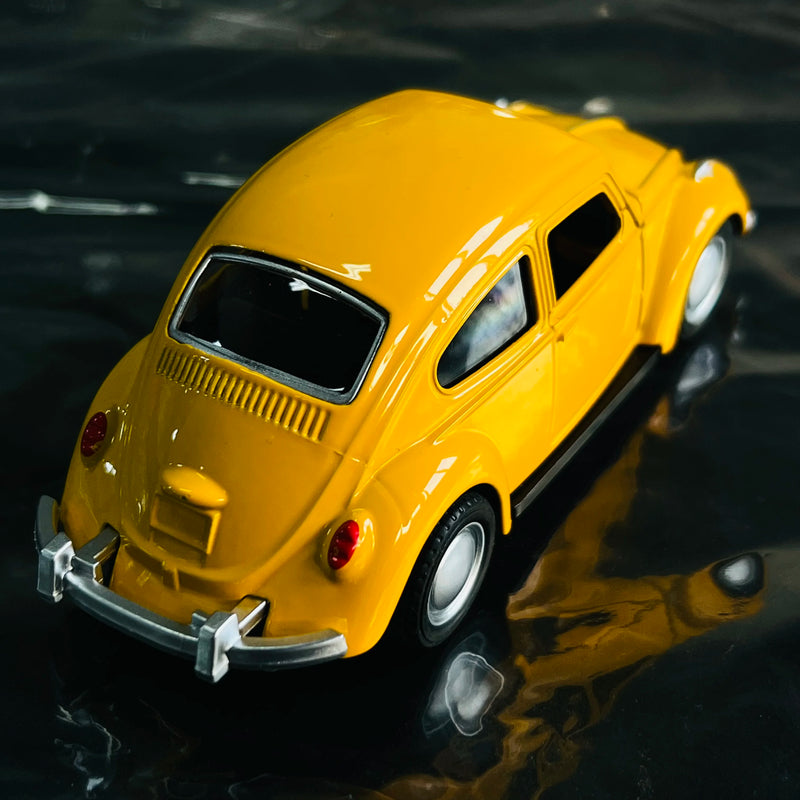 Carro antigo esportivo modelo fusca clássico miniatura brinquedo de carro de liga leve de alta qualidade com porta dupla, decoração , presentes