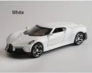 Brinquedos Bugatti La Voiture Noire Liga Fundida Simulação Brinquedo Veículos Modelos Meninos Presentes para Crianças