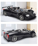 Pagani Zonda HP Barchetta Alloy Concept Sports Car Modelo Diecasts Metal Racing Vehicles Modelo de carro com som e luz Brinquedo para crianças Presente