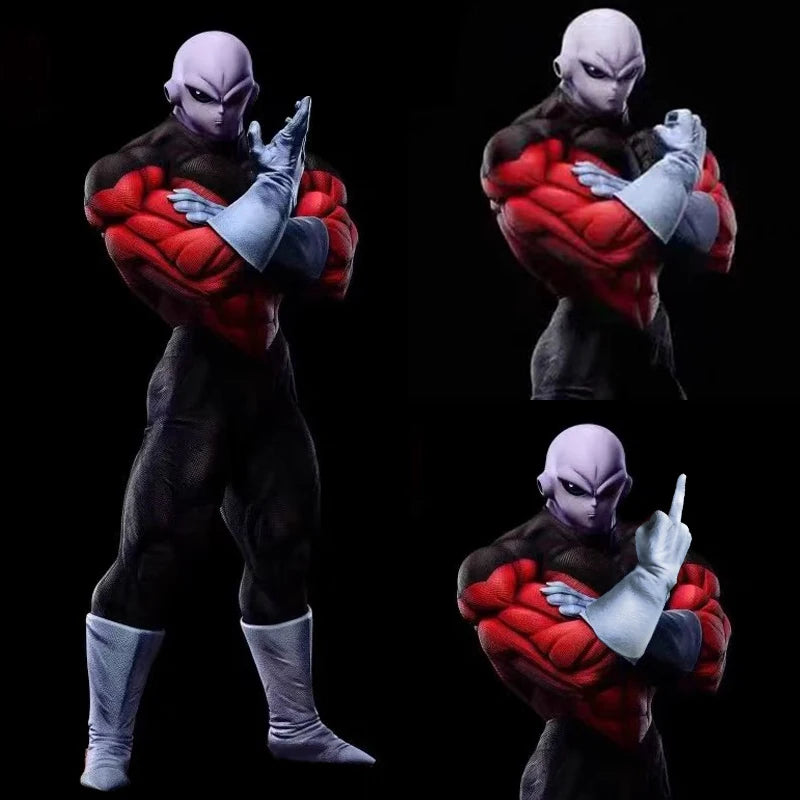 Dragon Ball Z, três mãos, substituível, Jiren 26 cm   com poder total, coleção de bonecos de ação em PVC, brinquedos para presente