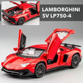 Lamborghinis SV LP750-4 Liga Esportiva Modelo Diecast & Brinquedo Veículo de Metal Simulação Modelo de Carro Coleção Presentes Infantis