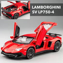 Lamborghinis SV LP750-4 Liga Esportiva Modelo Diecast & Brinquedo Veículo de Metal Simulação Modelo de Carro Coleção Presentes Infantis