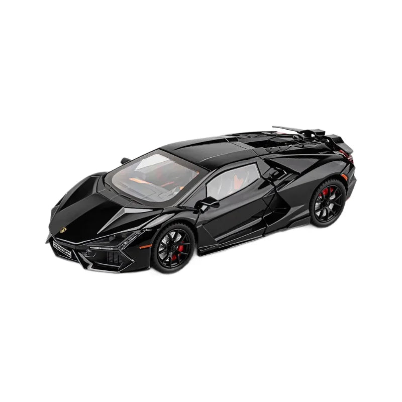 Lamborghini Revuelto Carro de Corrida Liga de Metal Modelo Computador Desktop Enfeites Decoração Moderna Presente de Aniversário para Meninos