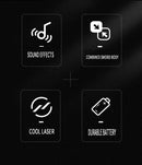 Laser Sword Lightsaber Red and Blue Double Saber Rave Transformation Children's Gift Cosplay Weapon Boy Cool Flashing Toy