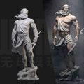 1/24 Deuses Gregos 3206 Mitologia Ocidental GK Modelo Branco Portátil Modelo de Soldado Impresso em 3Dl