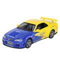 GTR R34 SKYLINE Liga Rápida Simulação Carro Modelo Diecasts & Veículos de Brinquedo e Carros Decoração Brinquedos para Crianças