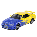 GTR R34 SKYLINE Liga Rápida Simulação Carro Modelo Diecasts & Veículos de Brinquedo e Carros Decoração Brinquedos para Crianças