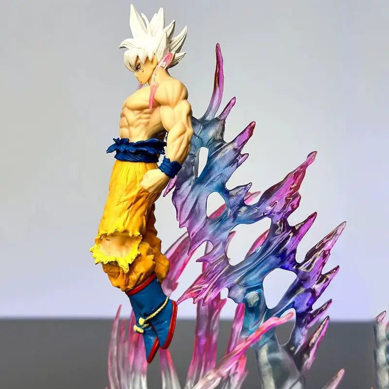 Dragon Ball de 25 cm, figura de Goku, figura de Super Saiyajin, modelo de PVC, estátua, decoração de quarto, coleção de brinquedos, ornamentos e presentes
