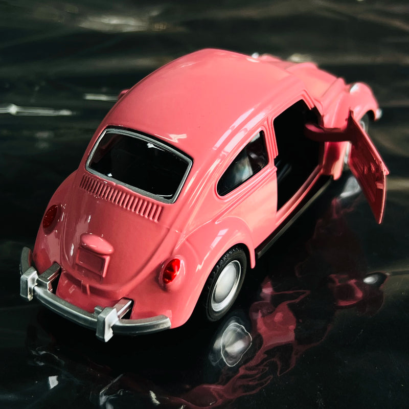 Carro antigo esportivo modelo fusca clássico miniatura brinquedo de carro de liga leve de alta qualidade com porta dupla, decoração , presentes