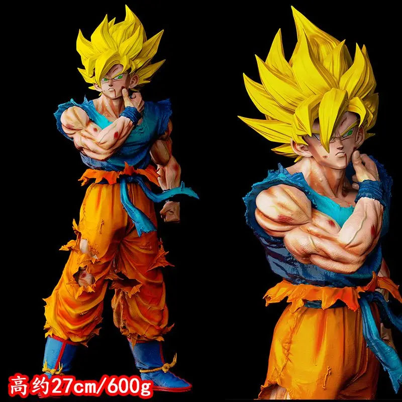 Dragon Ball Personagem de Anime Super Cell Man Son Goku Figura de Ação 28 cm PVC Estatueta Modelo Coleção Decoração Brinquedos Presente