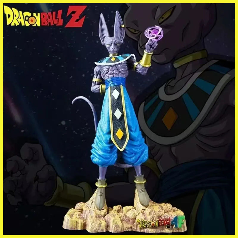 Bonecos Dragon Ball Z de Bills  Deus da Destruição, Coleção de Bonecos de Ação Beerus, Decoração, Modelo, Estátua, Brinquedos, Presente de Aniversário
