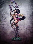 Modelo de resina Feiticeira 1/24 GK, mágico, kit desmontado e sem cor