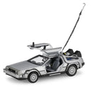 Delorean De Volta para o Futuro Máquina do Tempo Diecast Liga Modelo Carro de Metal para Meninos Brinquedo Coleção de Presentes