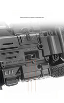 Carro de polícia blindado SWAT em escala 1:32, modelo de brinquedo de metal fundido, com absorção de choque, caminhão pesado, brinquedo com som e luz, presente para crianças