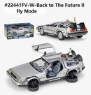 Delorean De Volta para o Futuro Máquina do Tempo Diecast Liga Modelo Carro de Metal para Meninos Brinquedo Coleção de Presentes