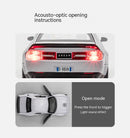 Dodge Challenger Hellcat Toy Car para 1:32 Escala Die Cast Metal Cars Toy Pull Back Hellcat Model Cars com Som e Luz Hellc