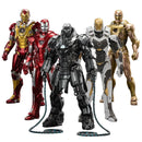 Figuras de ação Estátua de filme Modelo Adulto Colecionável ZD Toys Iron Man Series Blacklash Figuras 1/10 MK33 MK39 MK17 MK21