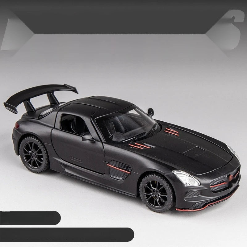 Simulado Benz AMG Carro Esportivo SLS Liga Modelo de Carro Modelo de Carro Ornamento Menino Crianças Carro Brinquedos