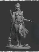 Modelo de resina 1/24 GK, rainha antiga, kit desmontado e sem cor