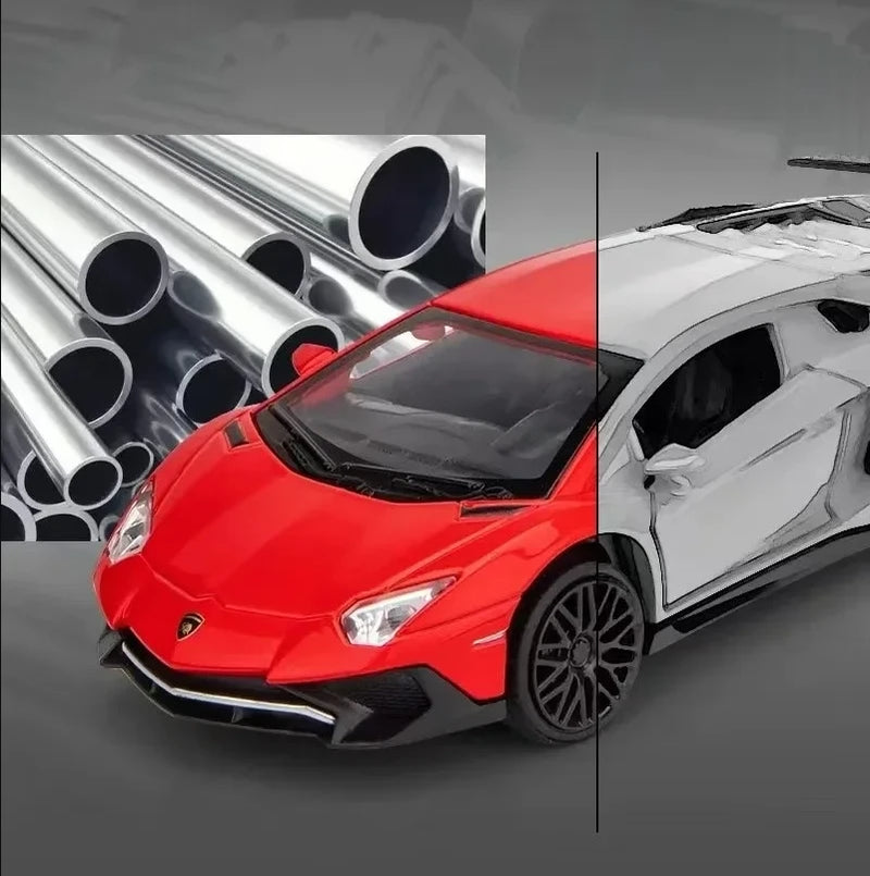 Lamborghinis SV LP750-4 Liga Esportiva Modelo Diecast & Brinquedo Veículo de Metal Simulação Modelo de Carro Coleção Presentes Infantis