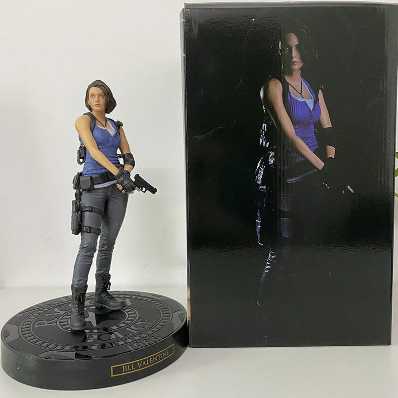 Figura de anime Residente Evil Risco Biológico JILL VALENTINE Leon Scott Kennedy Ada Wong  Game Modelo Brinquedo Coleção, Presentes