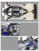 Pagani Zonda HP Barchetta Alloy Concept Sports Car Modelo Diecasts Metal Racing Vehicles Modelo de carro com som e luz Brinquedo para crianças Presente