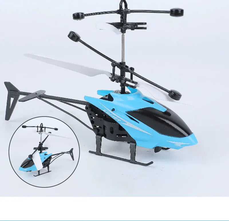 Rechargeable Mini RC Drone Remote Safe Fall-resistant RC Helicopters Drone Children Toys（No remote control battery