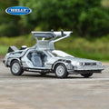 Delorean De Volta para o Futuro Máquina do Tempo Diecast Liga Modelo Carro de  Metal para Meninos Brinquedo Coleção de Presentes