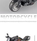 Pocket Toy Alloy Motorcycle Model Miniature Diecast Racing Off-Road Motorcycle Simulation Car Toy Street Motorcycle Model Gift