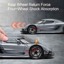 Jesko Super Car Model Toys Metal Diecast Light Music Pull Back Sports Cars Models Collection Racing Vehicle Gift Boys