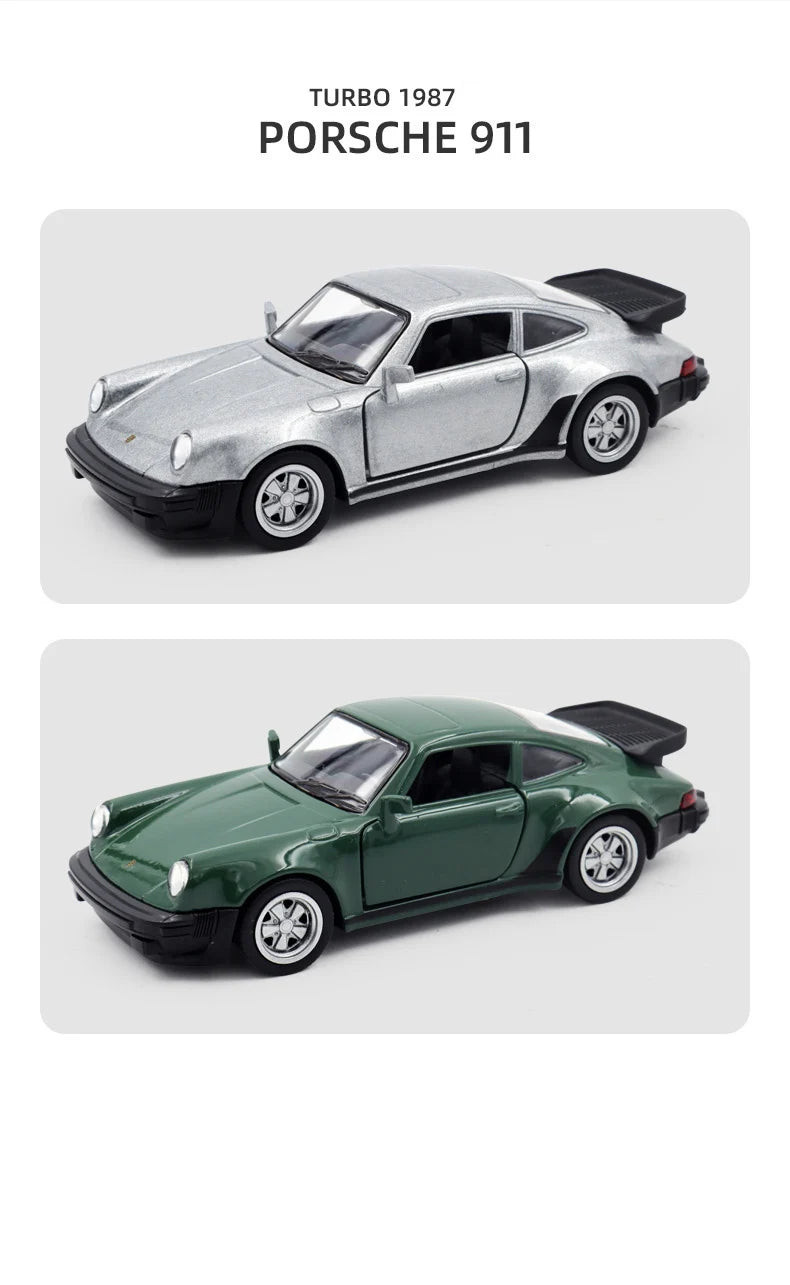 Porsche 911 1978 Liga Modelo de Carro Brinquedo Simulação Metal Fundido com Puxar para Trás Decoração Mini Carro Coleção de Presentes para Crianças
