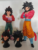 Dragon Ball GT Cabeças Duplas Super Saiyan Son Goku Figura Planb SSJ4  Modelo de Pvc Estátua Bonecas Coleções Decoração Brinquedos Presentes