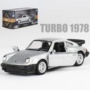 Porsche 911 1978 Liga Modelo de Carro Brinquedo Simulação Metal Fundido com Puxar para Trás Decoração Mini Carro Coleção de Presentes para Crianças