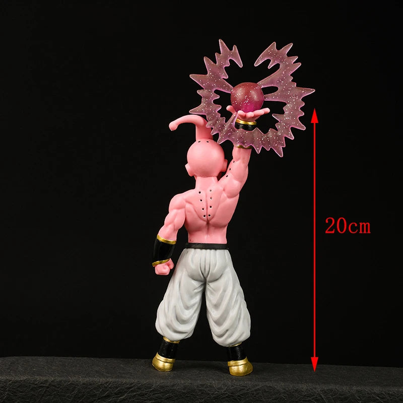 Boneco de Dragon Ball de 20 cm, desenho animado, boneco Majin Boo, brinquedo de mesa, enfeite