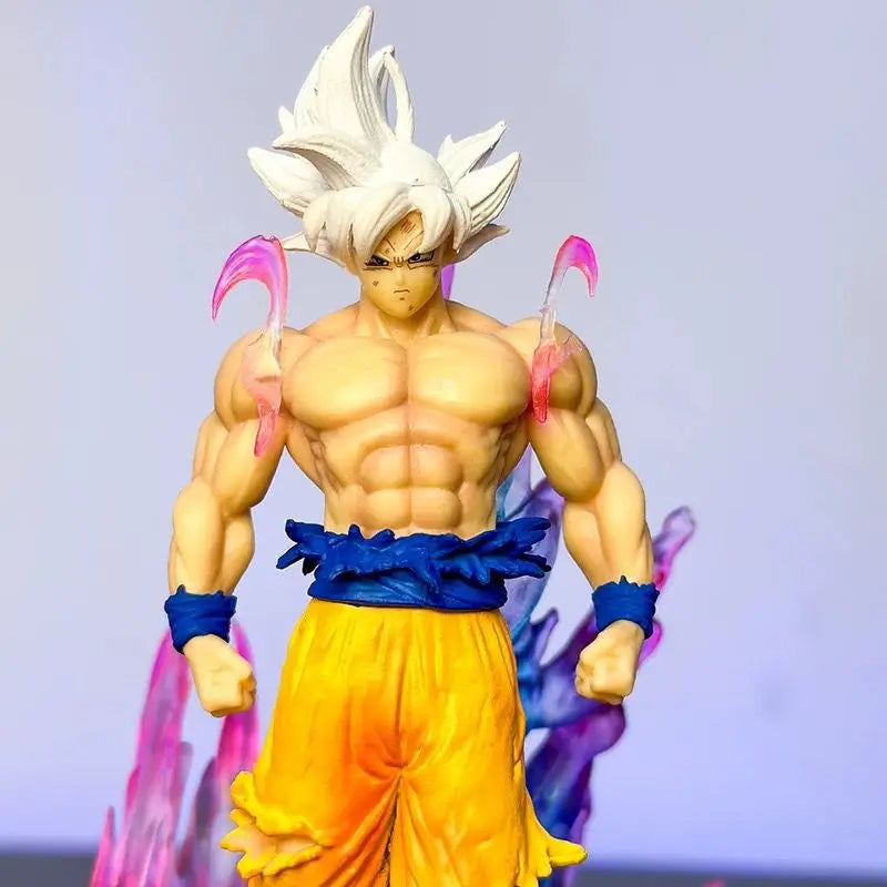 Dragon Ball de 25 cm, figura de Goku, figura de Super Saiyajin, modelo de PVC, estátua, decoração de quarto, coleção de brinquedos, ornamentos e presentes