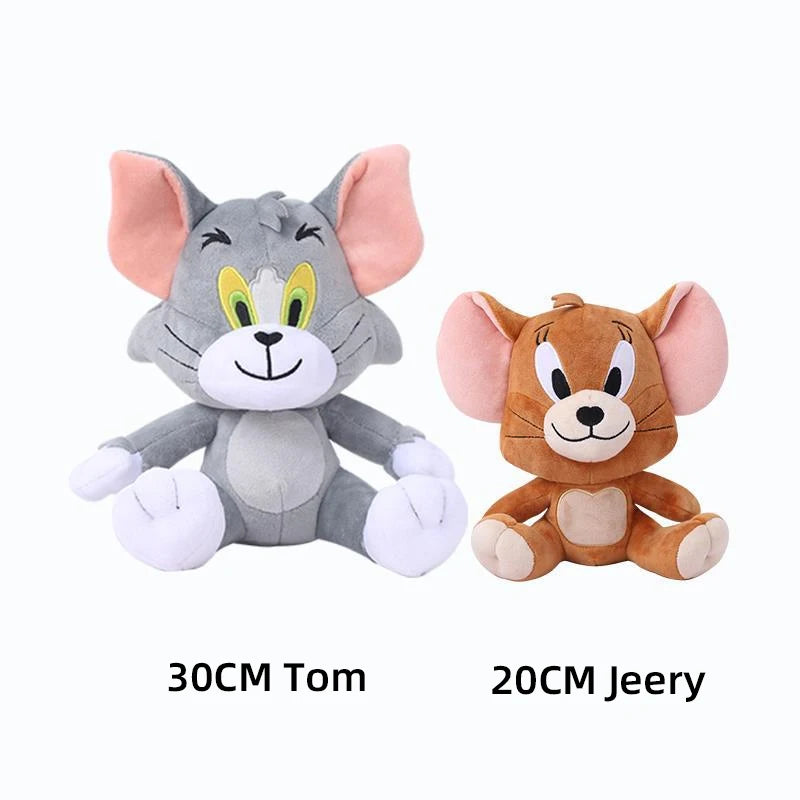 Brinquedo de pelúcia de anime Tom e Jerry, bonecos de filme de desenho animado, gato, rato, bichos de pelúcia fofos, bonecos de pelúcia para crianças, presente, frete grátis