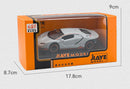 Lamborghini LP780-4 liga modelo de carro ornamentos, som e luz brinquedo menino presente