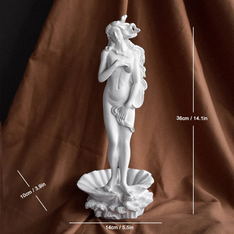 Estátuas de deusas gregas clássicas de 17 / 30 e 36 cm - Grandes estatuetas artísticas, esculturas de Vênus para estantes de escritório e decoração de sala de estar
