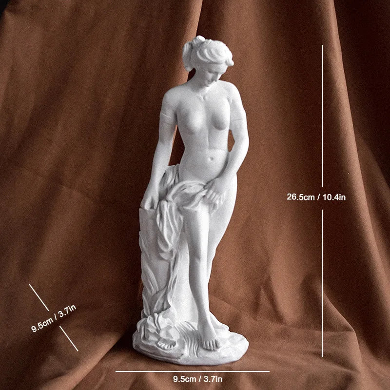 Estátuas de deusas gregas clássicas de 17 / 30 e 36 cm - Grandes estatuetas artísticas, esculturas de Vênus para estantes de escritório e decoração de sala de estar