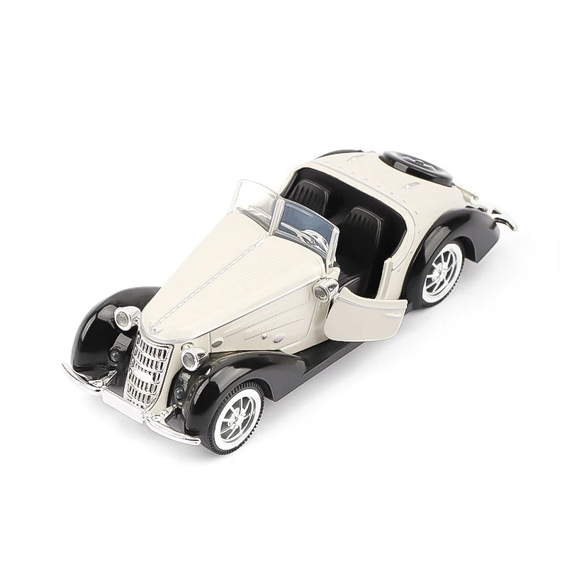 Modelo Audi Classic veículo super clássico puxar para trás carro de brinquedo coleção educacional porta aberta modelo de carro presente carro presente