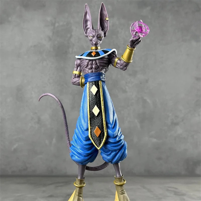 Bonecos Dragon Ball Z de Bills  Deus da Destruição, Coleção de Bonecos de Ação Beerus, Decoração, Modelo, Estátua, Brinquedos, Presente de Aniversário