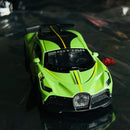 Bugatti modelo de carro de liga infantil, simulação de menino, modelo de carro que pode ser aberto, carro de brinquedo, novo enfeite famoso da internet