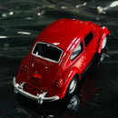 Carro antigo esportivo modelo fusca clássico miniatura brinquedo de carro de liga leve de alta qualidade com porta dupla, decoração , presentes
