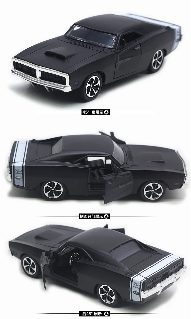 Mini Dodge Alloy Modelo Retro Simulação Brinquedo Coleção Ornamento Presente