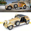 Miniatura Bentley 8 L 1930 Carro Clássico Metal Luxo Cor Vermelho, Verde, Caramelo  Carro vintage retrô retrátil de liga metálica, simulação de som e luz, frete grátis