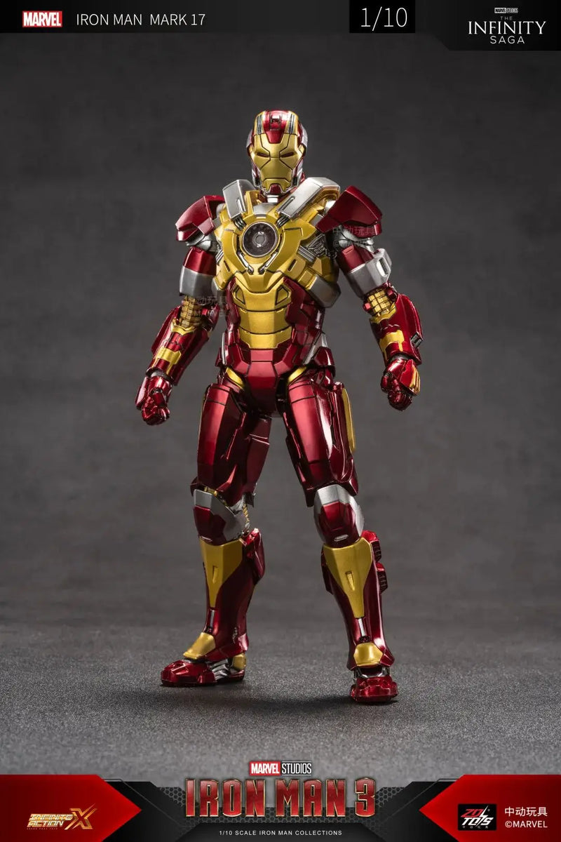 Figuras de ação Estátua de filme Modelo Adulto Colecionável ZD Toys Iron Man Series Blacklash Figuras 1/10 MK33 MK39 MK17 MK21