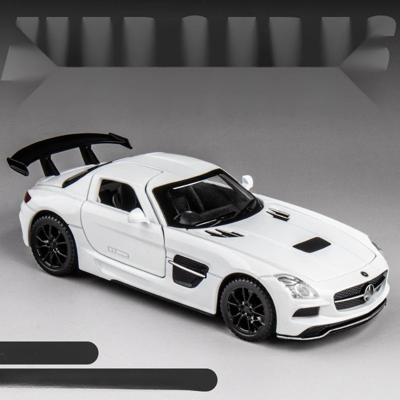 Simulado Benz AMG Carro Esportivo SLS Liga Modelo de Carro Modelo de Carro Ornamento Menino Crianças Carro Brinquedos
