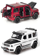 G700 Liga Modelo de Carro Simulação Brinquedo Diecast Veículos Off-road SUV Com Som e Luz Colecionável Presente Infantil 1/32 G700 Liga