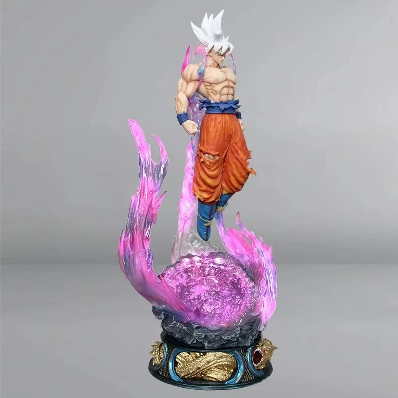 Dragon Ball de 25 cm, figura de Goku, figura de Super Saiyajin, modelo de PVC, estátua, decoração de quarto, coleção de brinquedos, ornamentos e presentes