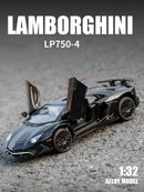 Lamborghinis SV LP750-4 Liga Esportiva Modelo Diecast & Brinquedo Veículo de Metal Simulação Modelo de Carro Coleção Presentes Infantis